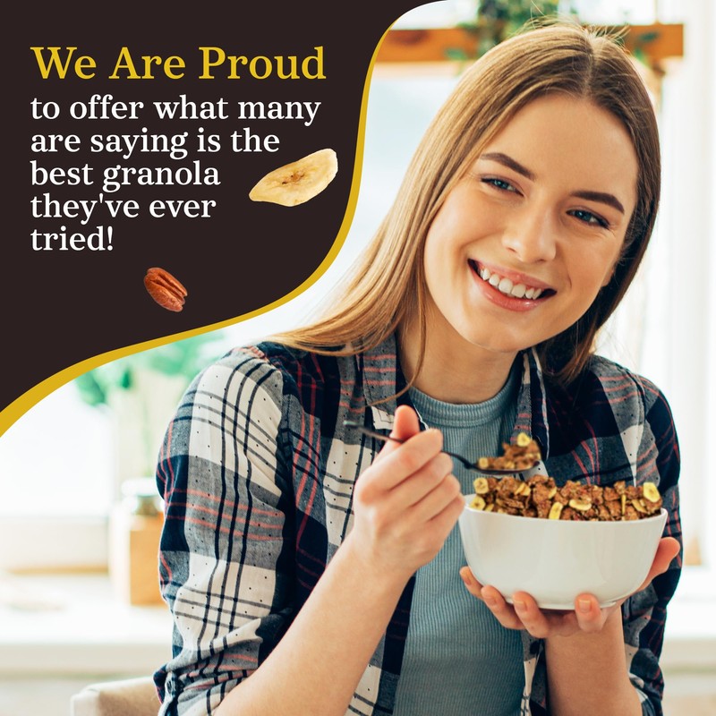 Maple Nut Kitchen Banana Bread Granola 3 Pack – Gluten-Free