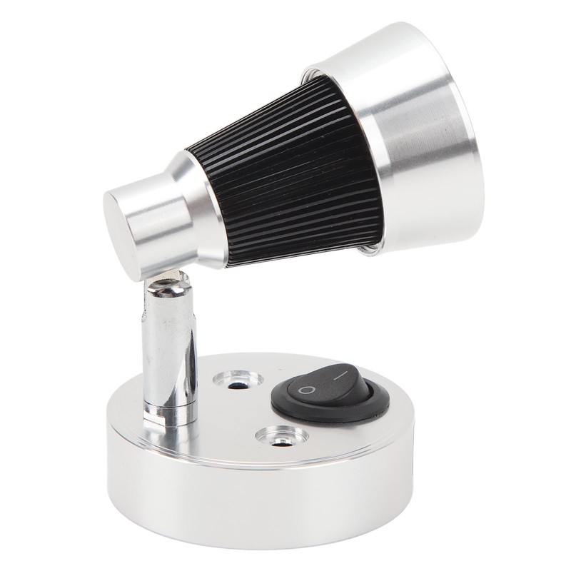 LED RV Bedside Lamp DC12 to 24V Silver 3W 3000K