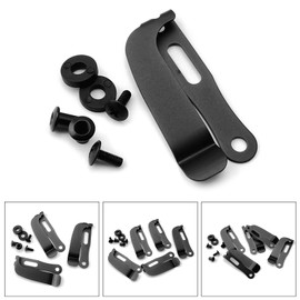 DNGRGA 1Set StainlessSteel Waist Clip K Sheath Clip Access for Kydex Holsters Clip Access Metal Clip for Kydex Holsters