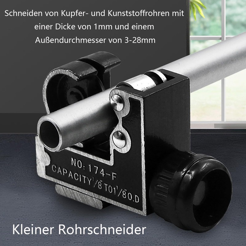 2 x 3-28 mm mini pipe cutter, pipe cutter, copper