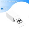 Riznpo Fanfold 3 x 5 Thermal Labels, 500Pcs White Fan-fold