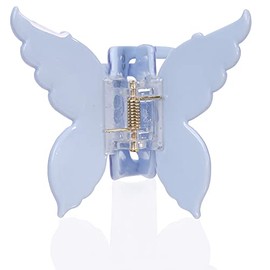 ZOOX Chic Hair Claw Clip by French Designer (Blue Angelite Butterfly)