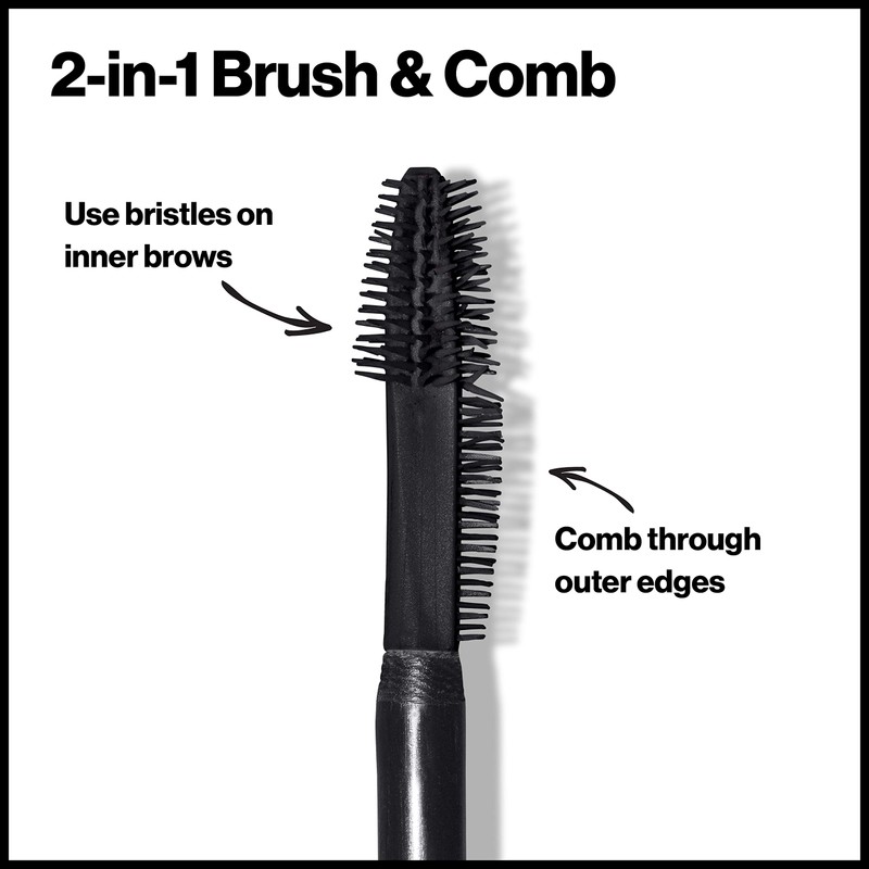 Revlon ColorStay Brow Fiber Filler, Longwearing & Volumizing Waterproof Eyebrow