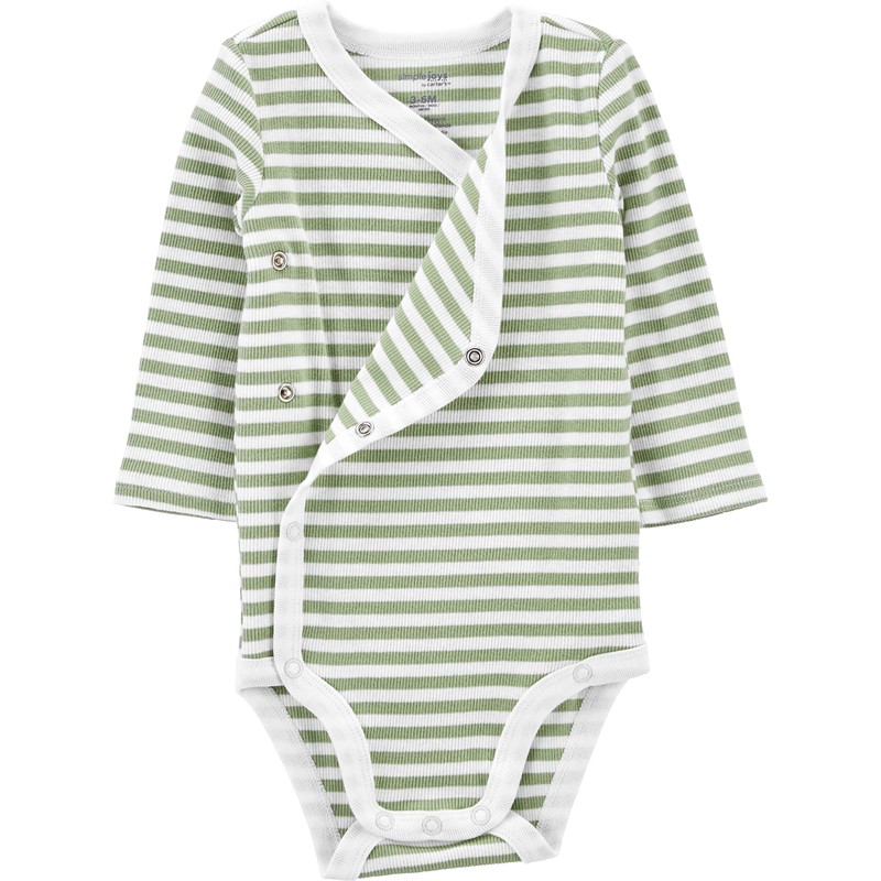 Simple Joys by Carter's unisex-baby 4-pack Side Snap Bodysuit, Jade