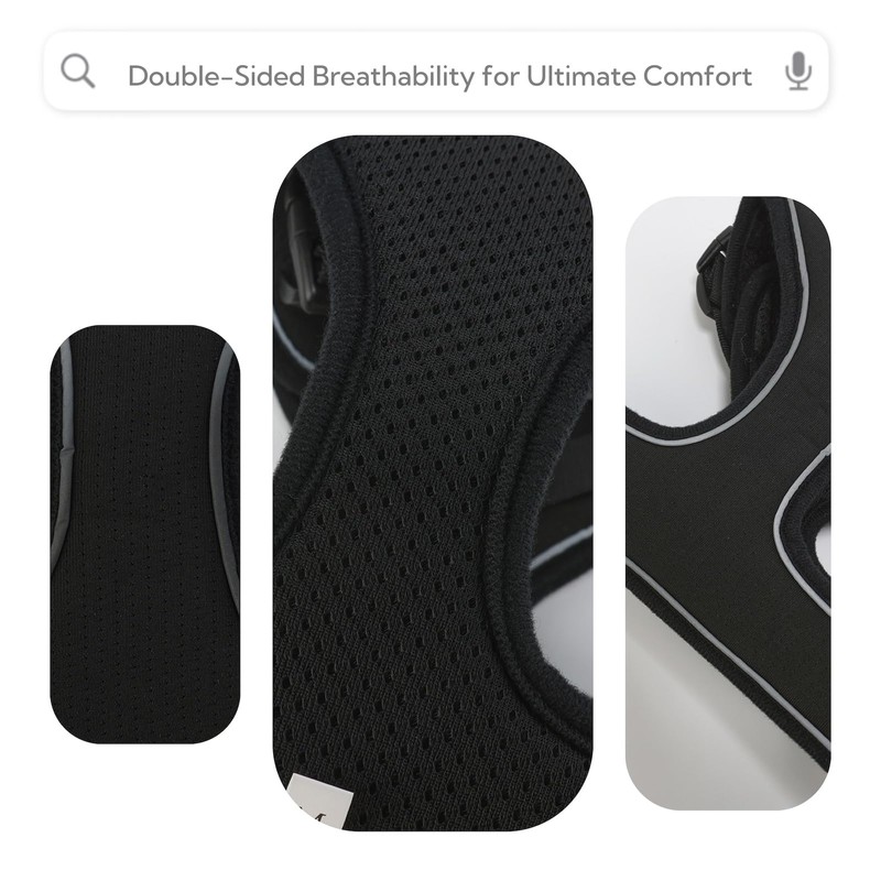 Harness for Cats (Black, XXS)