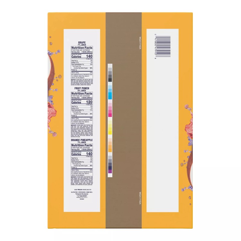 Welch's Variety Pack - Orange Pineapple, Grape and Fruit Punch