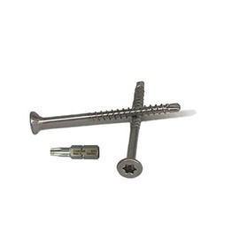 VA V2A Torx Pack of 200 Stainless Steel Chipboard Screws A2 with Countersunk Head and Drill Bit 4 mm 4x50mm
