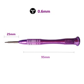 3PCS Tri Wing Screwdrivers Y000（0.6mm）,Small Tri-point Screwdriver for Watch,Phone, Camera and Other Electronics Device