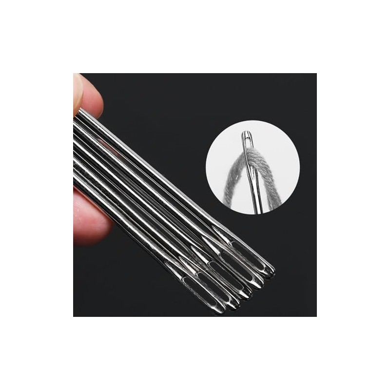 Aguja de tapicería profesional de 4 pulgadas, 3 mm de