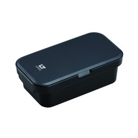 Asbel Lantus WS-800C Lunch Box, Width 8.3 x Depth 4.5 x Height 2.7 inches (21.1 x 11.6 x 6.8 cm), Bag Included, Black