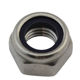D2D Pack of 10 Self-Locking Nuts Low Form Size: M6 - DIN 985 / ISO 10511 - Stainless Steel A2 V2A | Locking Nuts