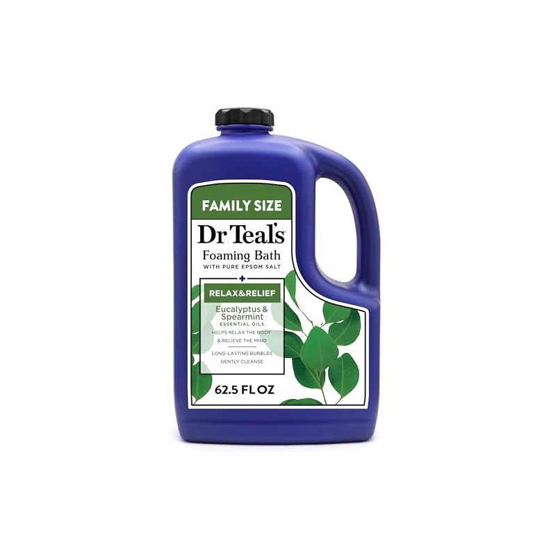 Dr Teal's Foaming Bath with Pure Epsom Salt, Relax &