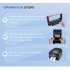 moida moida Compatible Ink Ribbon for ERC30 ERC34 ERC38 Black/Red,