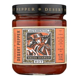 UD_Desert Pepper Trading - Hot Diablo Salsa - Case Of 6 - 16 Oz.