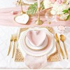 Pink Chiffon Table Runner Overlay 10 Pieces 27 x120 Inches