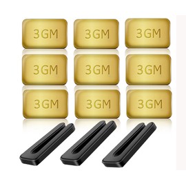 HFYHWT 12PCS Fan Balancing Kit, 3 Sets Ceiling Fans Blade Balance Kit Including 3 Pcs Resilient Clips and 9 Pcs Metal Self-Adhesive 3G Weight