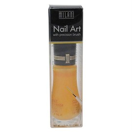 Milani Nail Art Nail Color #708 Yellow Design