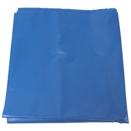 Dönges Rubbish Bag 240 L, with Gusset, Approx. 90 µ, Blue, Loose (Drawstring Waste Bags, Waste Bin, Waste Bin, Plastic Rubbish Bags, Gusseted Bags, Rubbish Bags)