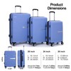 Travelhouse Hard Shell Luggage Set: Lightweight Carry-On with Spinner Wheels,