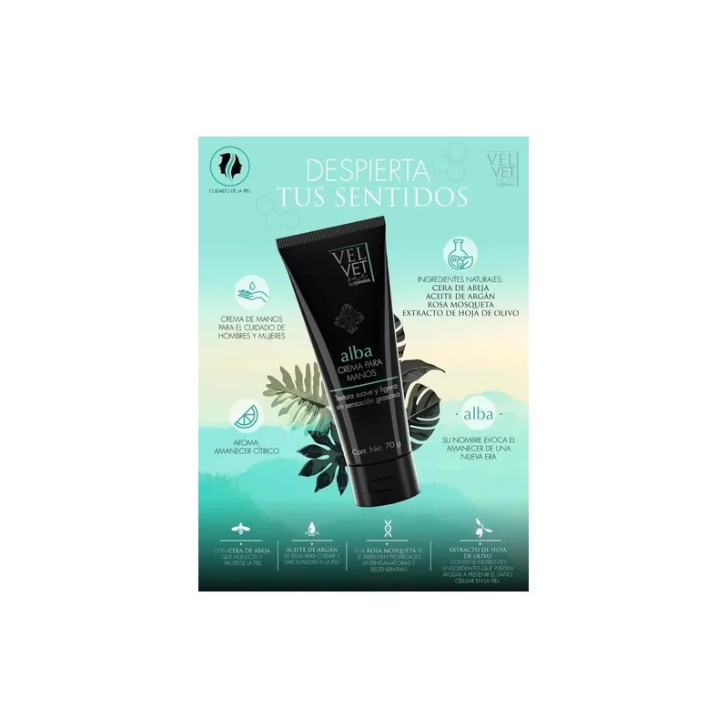 Alba By Kromasol (crema Para Manos) Tubo Con 70g.