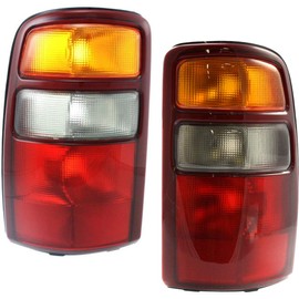 KarParts360 For Chevy Tahoe Tail Light Assembly 2002 2003 Driver and Passenger Side Pair For GM2800143 | 15224279