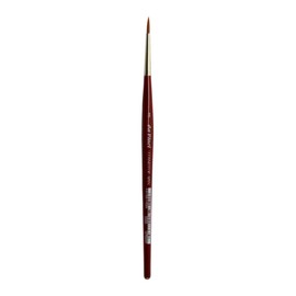 Da Vinci 5580 Series Water Colour Brush, 3, Red, Size 3