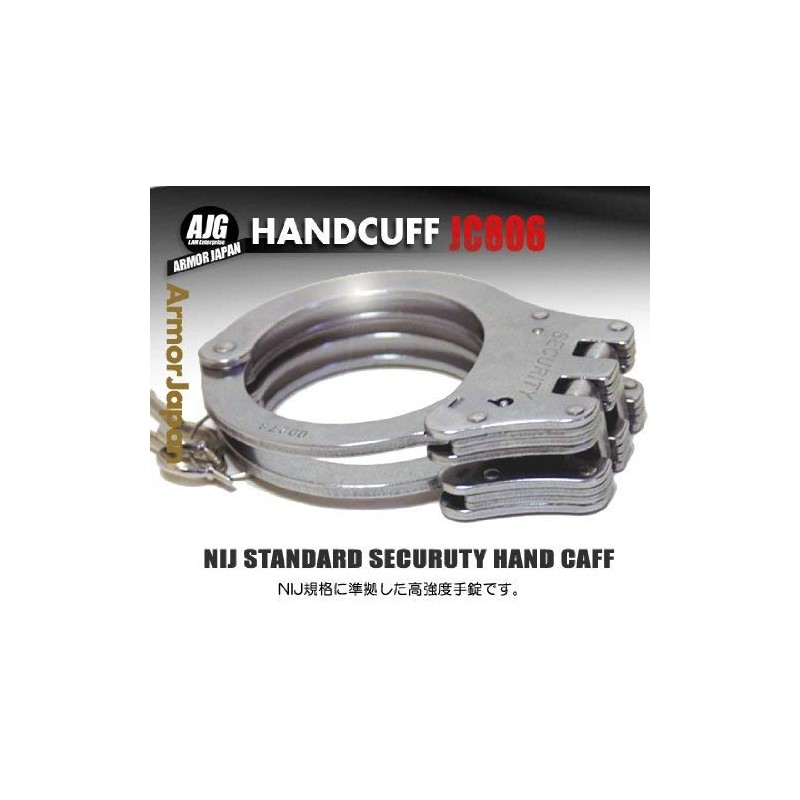 MOTEDO JC-806 High Strength Stainless Steel Handcuffs (NIJ Compliant)
