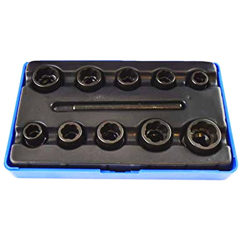 Dapetz ® 11 Pieces Grip & Twist Sockets Locking Wheel
