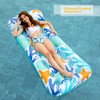 Jasonwell Inflatable Pool Float Lounge - 2 Pack Floaties Rafts