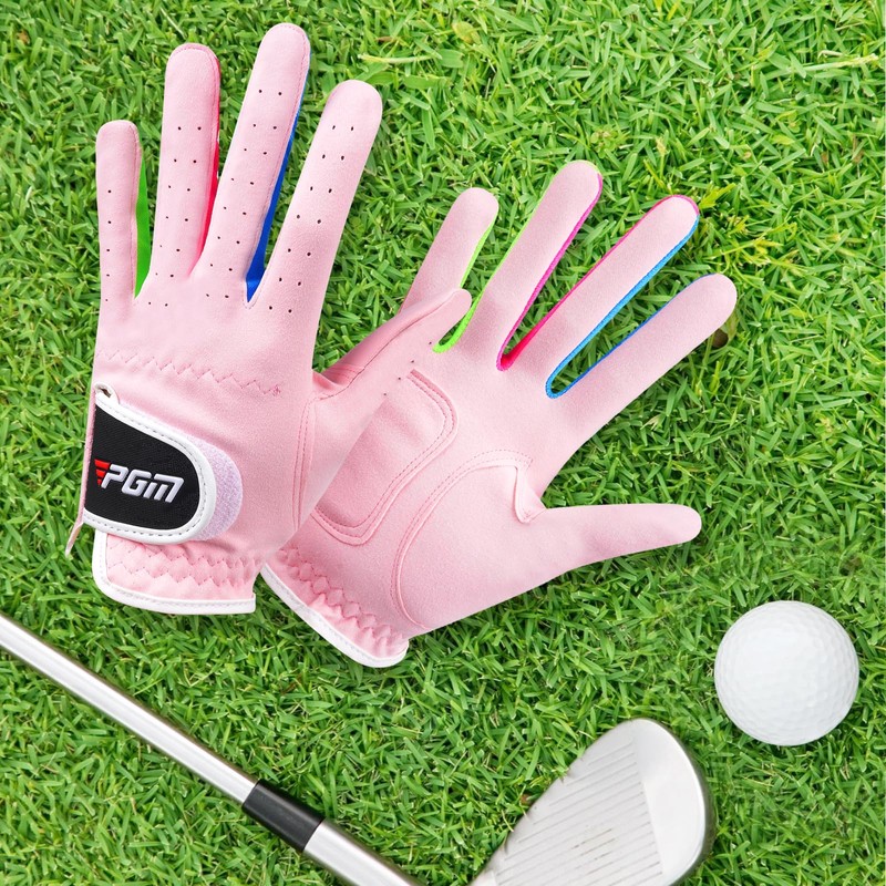 PGM Kids Golf Gloves Left Hand Premium Breathable Youth Golf