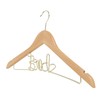 Wedding Hanger Anti Slip Wooden Clothes Hanger Iron Clothing Hanger