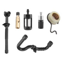 6 Pcs Chainsaw Oil Pump Worm Gear Fuel Hose Filter Kit Replacements for Stihl MS180 MS170 018 017 Outdoor Tools