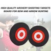 Arrow Targets EVA Foam Round Target for Archery Shooting, Black,