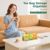 EsLuker.ly Tea Bag Holder Organizer for Counter Small Acrylic Teabag