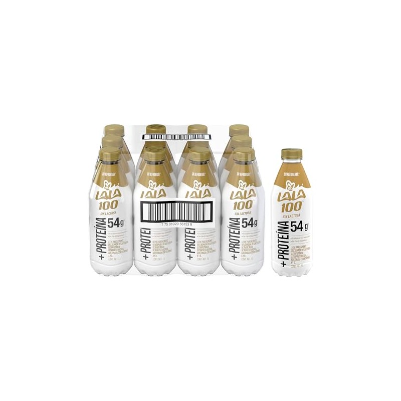 Lala 100 Leche ms Protena Sin Lactosa Parcialmente Descremada Ultrapasteurizada