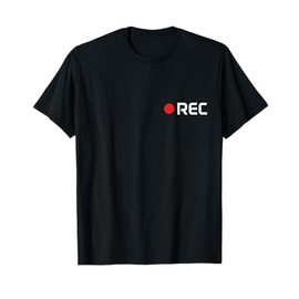 Cameraman REC Camera Man Film Director Filmmaker T-Shirt