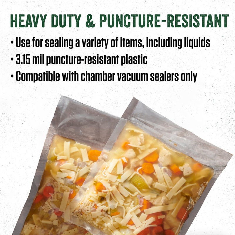 LEM Products MaxVac Pro Chamber Vacuum Sealer Bags, 10 x