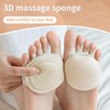 SooGree 3 Pairs Ball of Foot Cushion Pads Honeycomb Fabric