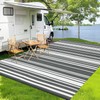 GarveeLife Outdoor Rug 8x10 Waterproof Plastic Straw Rug, UV Resistant