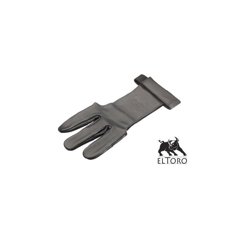 elToro Traditional Shooting Glove Black Larp Archery (XS)