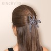 KINCHYGO, 3 Pack Starfish Hair Claw Metal Metals Pearl Jaw