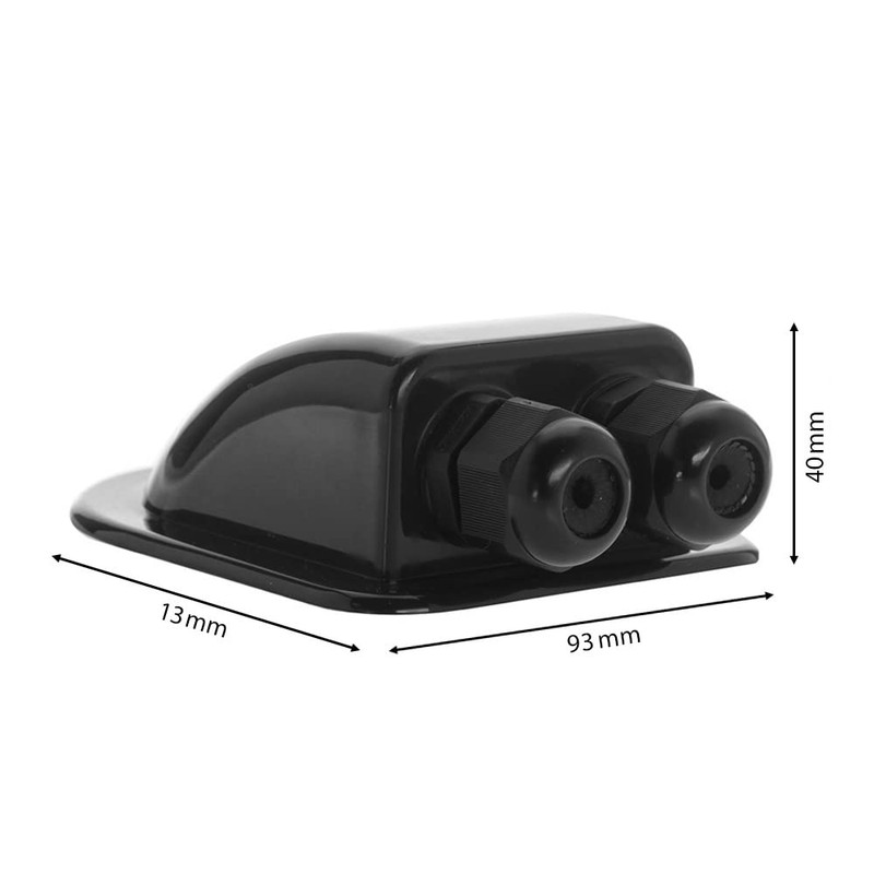 Offgridtec 006415 Roof Duct Dual Black For Motor Home Caravan
