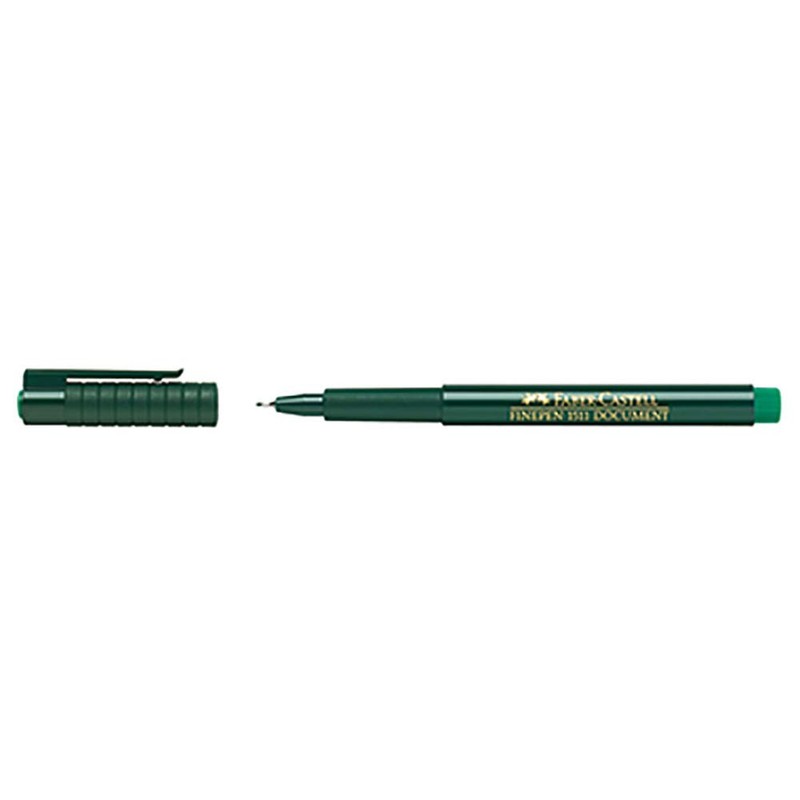 Faber-Castell Fibre Pen, Fine-Pen 1511, 0.4 mm 1 Stift Green