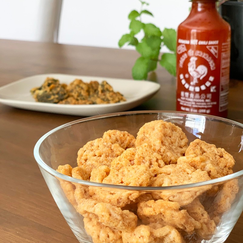 Woodridge Snacks | Sticky Rice Chips | Sriracha Flavor |