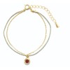 Takumi TAK-35-1 Stone Charm Breath II Red Wrist Circumference Approx.