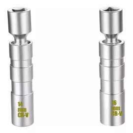 Generic Dado Para Bujías 14mm/16mm Flexible-magnético