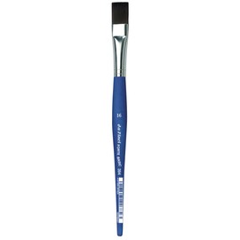 da Vinci Student Series 394 Forte Basic Paint Brush, Flat Elastic Synthetic with Blue Matte Handle, Size 16