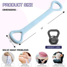 Zmarthumb Figure 8 Resistance Band, Resistance Bands for Working Out Chest Arm and Shoulder Stretch Exercise Equipment for Yoga, Pilates, Stretching Daily Training is Easy to Carry (Pink)