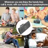 Bluetooth 5.0 Handsfree Car Kit with Clip, TF Card Slot,