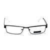 V.W.E. PZ Reading Glasses Black Men Metal Readers Modern Sleek
